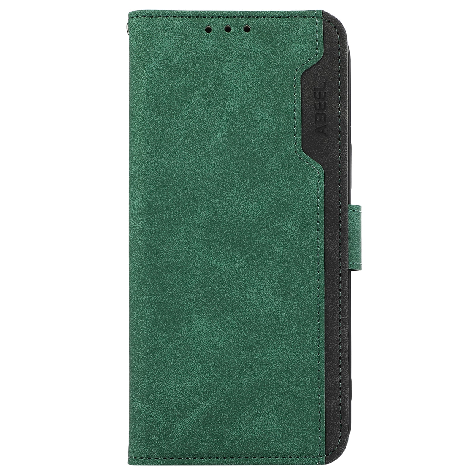 ABEEL For Samsung Galaxy A12 Drop Proof Cell Phone Case RFID Blocking Stand Cover ABEEL For Samsung Galaxy A12 Drop Proof Cell Phone Case RFID Blocking Stand Cover